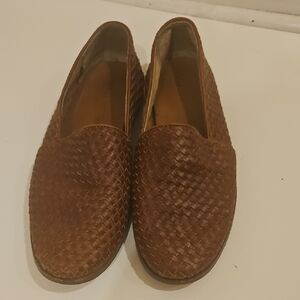 Nisolo Men's Brown Woven Loafers/Sandals
